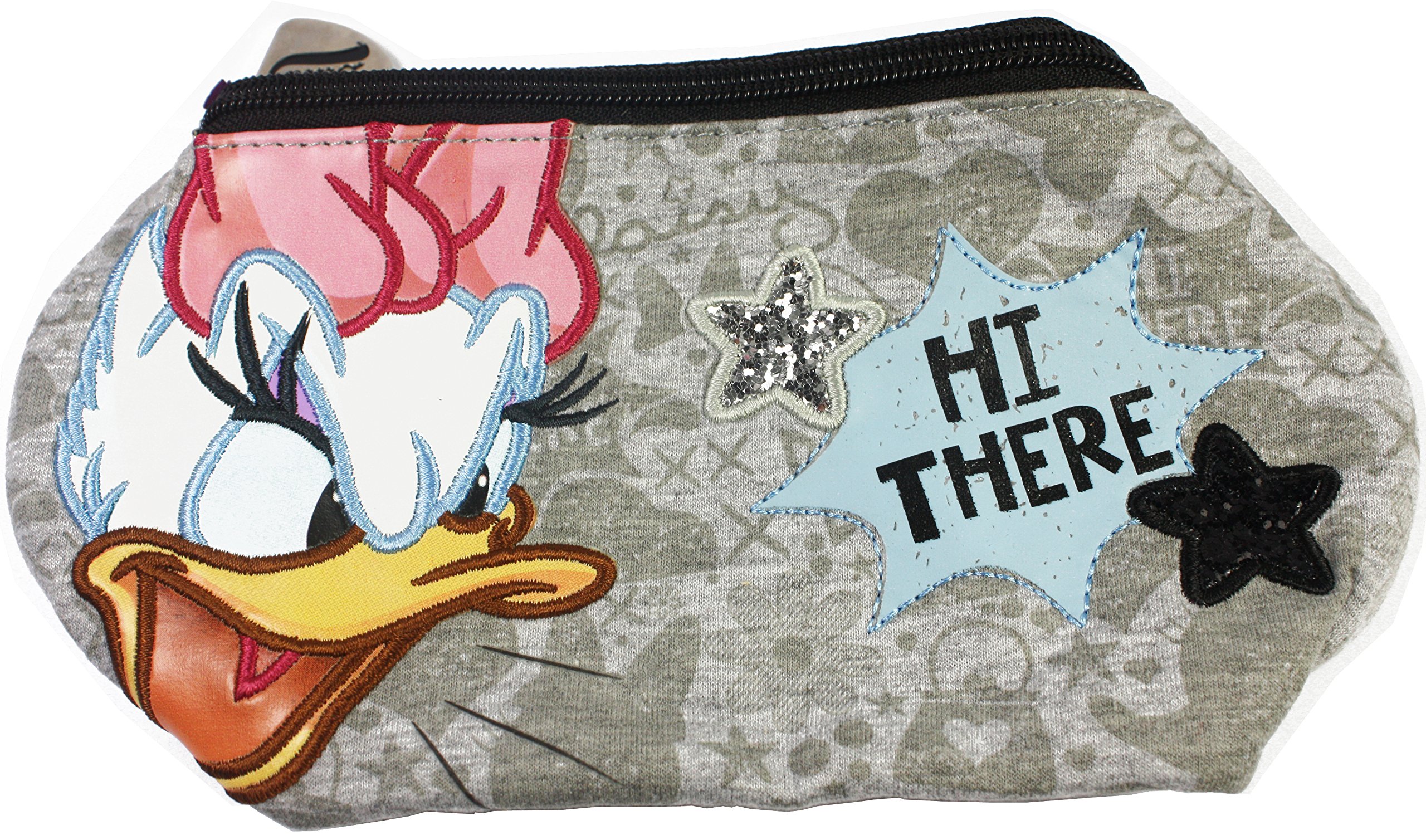 Disney Daisy Duck Grey Barrel Pencil Case