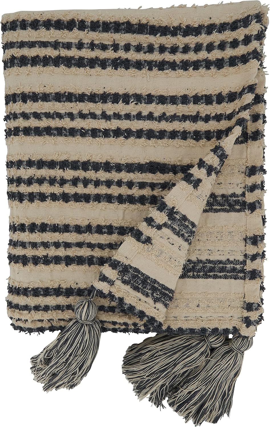 SARO LIFESTYLE Striped Design Throw Blanket
