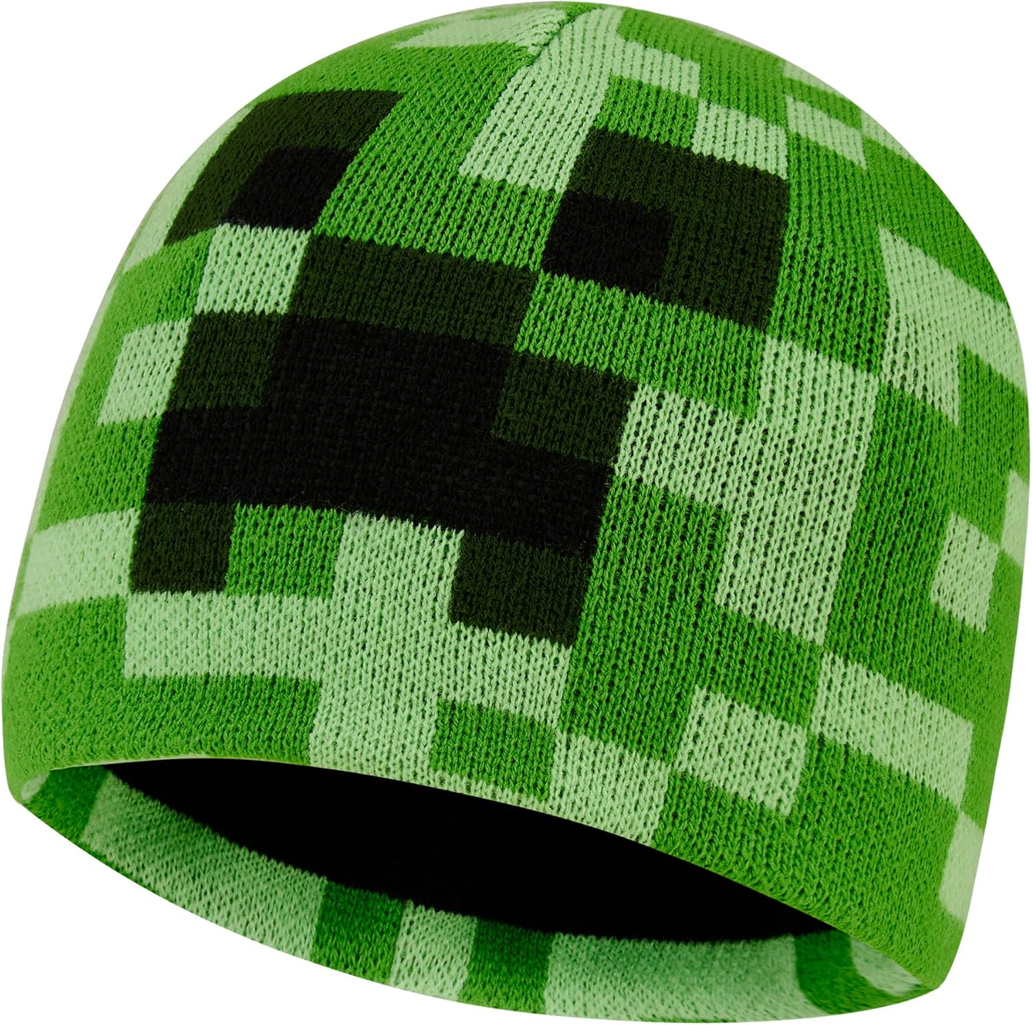 Minecraft Boys Winter Set, 6–14 Yrs, 3Pc Beanie Scarf Gloves, 2Pc Knit Cap Mitts, 1 Pc Bucket Hat|Beanie Gifts for Boys