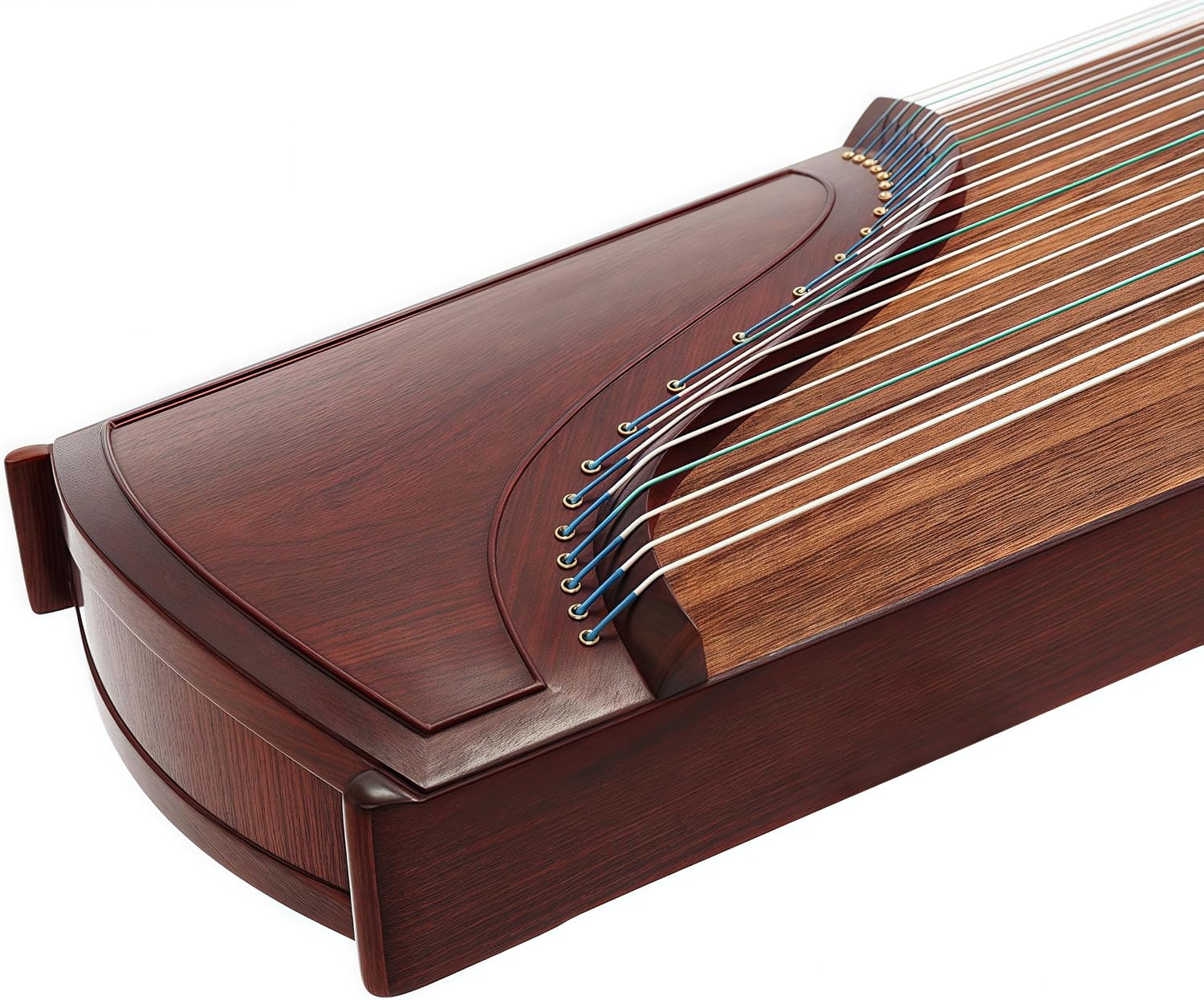 Chinese Zither, Guzheng, Chinese Instrument, Gu Zheng, Handcarved Aged Wood, 20-Yr Artisan Crafted, Natural Sound