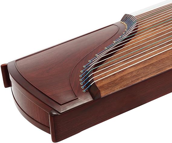 Chinese Zither, Guzheng, Chinese Instrument, Gu Zheng, Handcarved Aged Wood, 20-Yr Artisan Crafted, Natural Sound