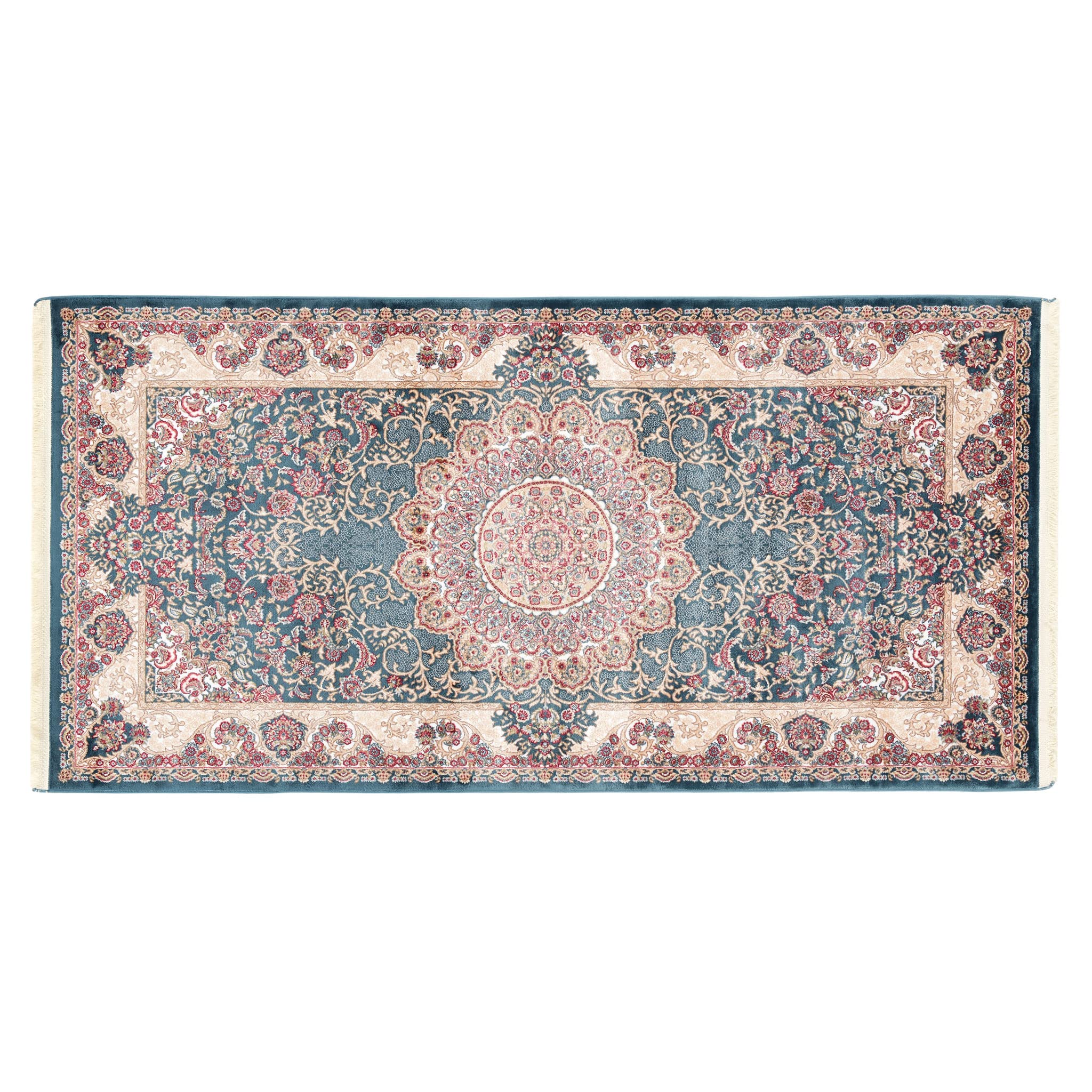 Tapis Matese bleu 80x150 pour créer un coin lecture cosy
