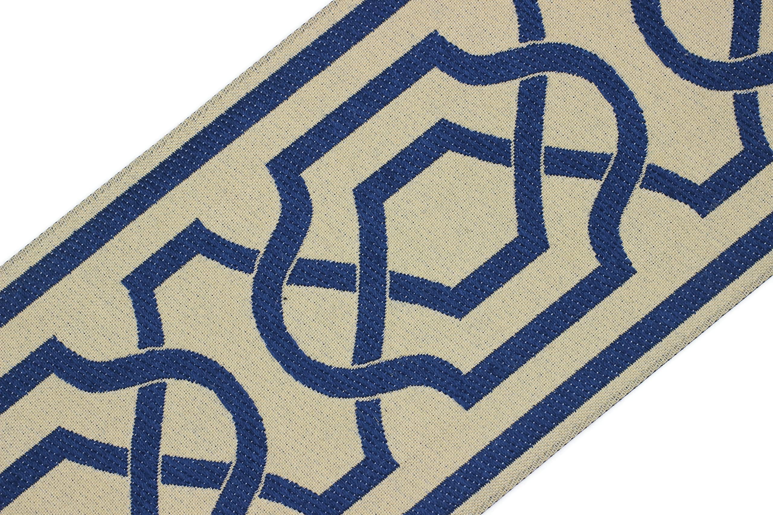 3.5 Meters Jacquard-Band für Vorhänge, Gardinen, Gardinenband, 10 cm, V6 173