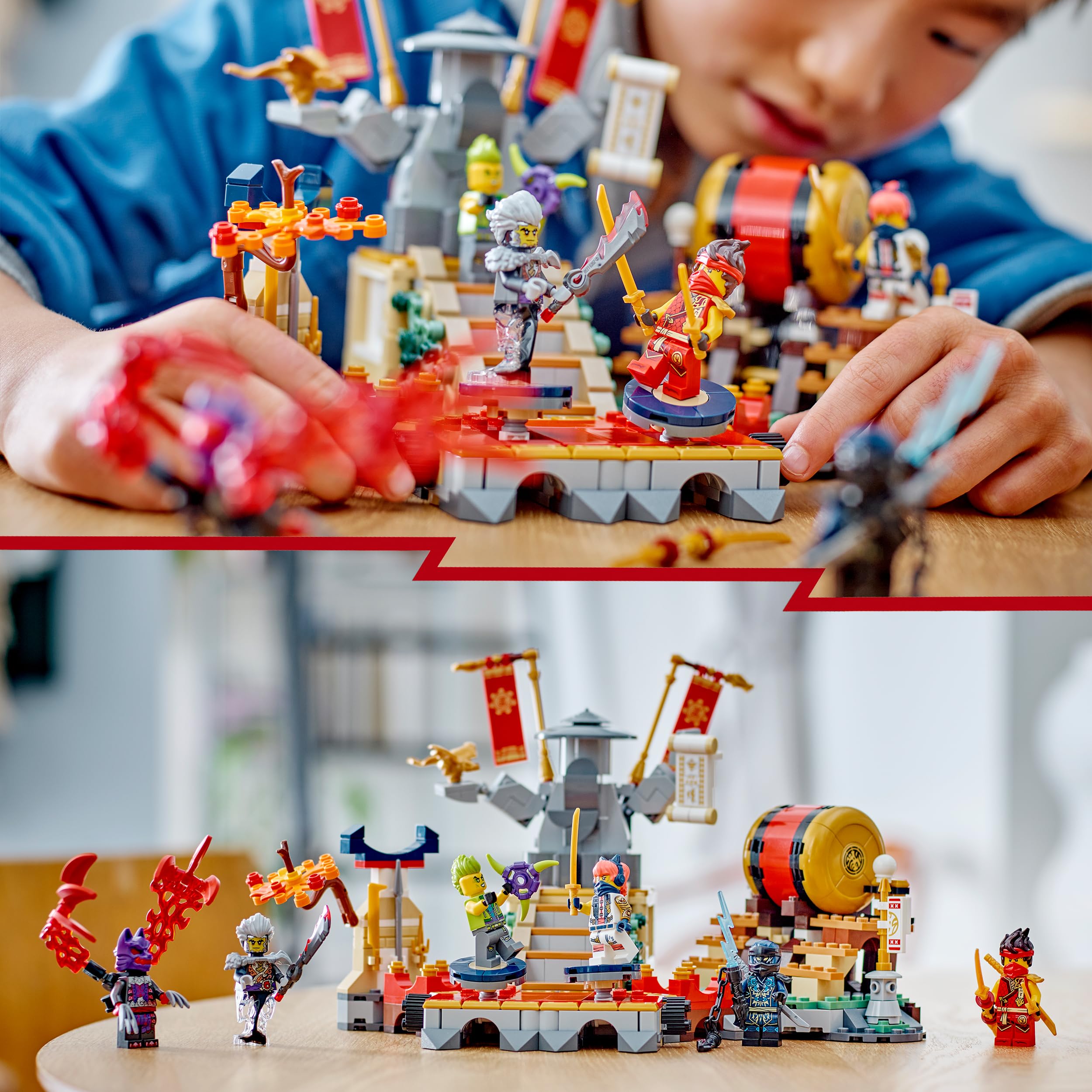 Amazon.com: LEGO 71818 NINJAGO TurnierArena : Juguetes y Juegos