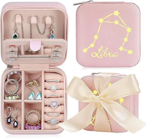 Joyero de viaje para niñas, joyero de constelación para niñas Joyero pequeño Joyero de viaje Joyero organizador de joyas Mini joyero de viaje