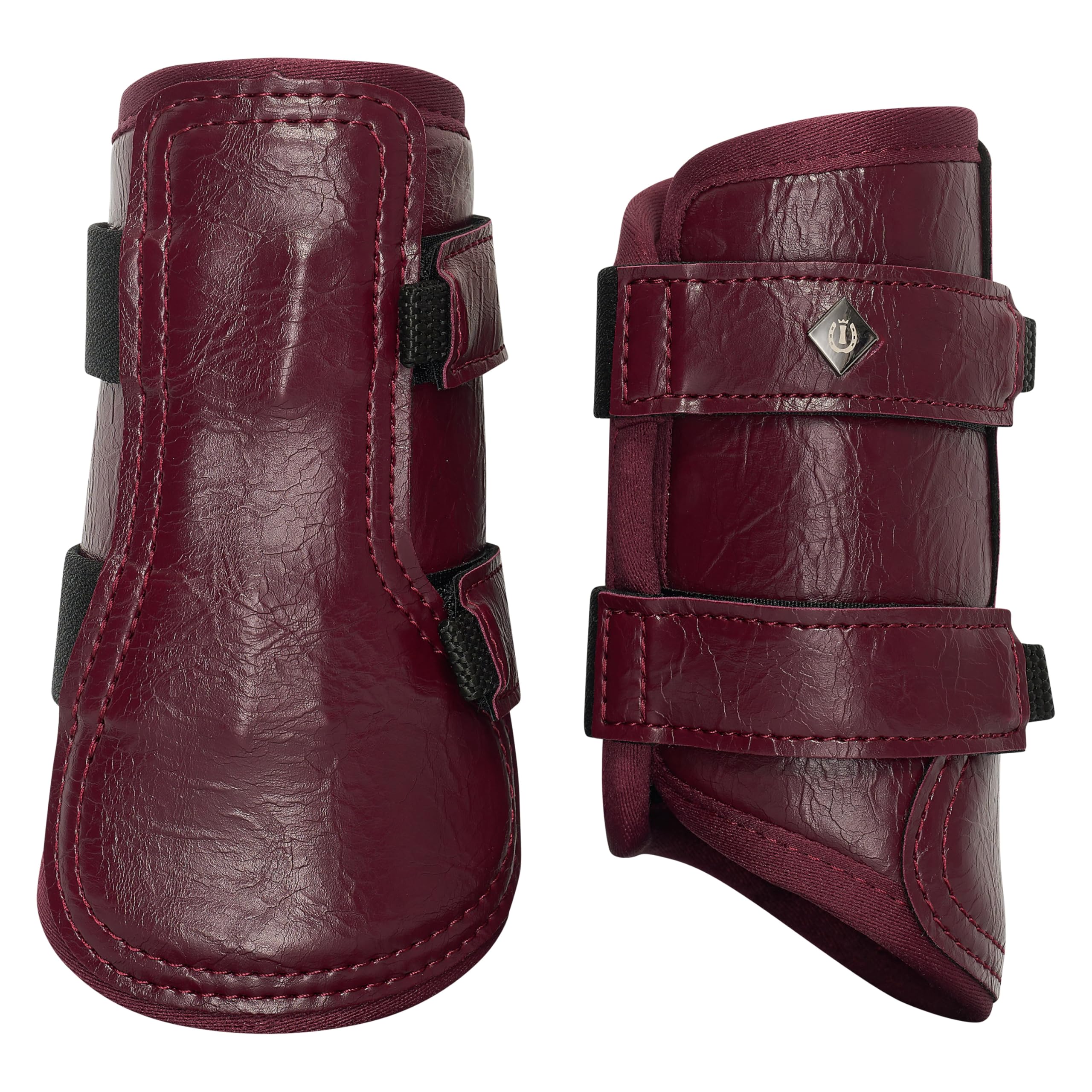 Imperial Riding IRH Rebel Gaiters Protective PU Outer Shell Shiny Look Ideal for Training & Everyday Use Fig Pony