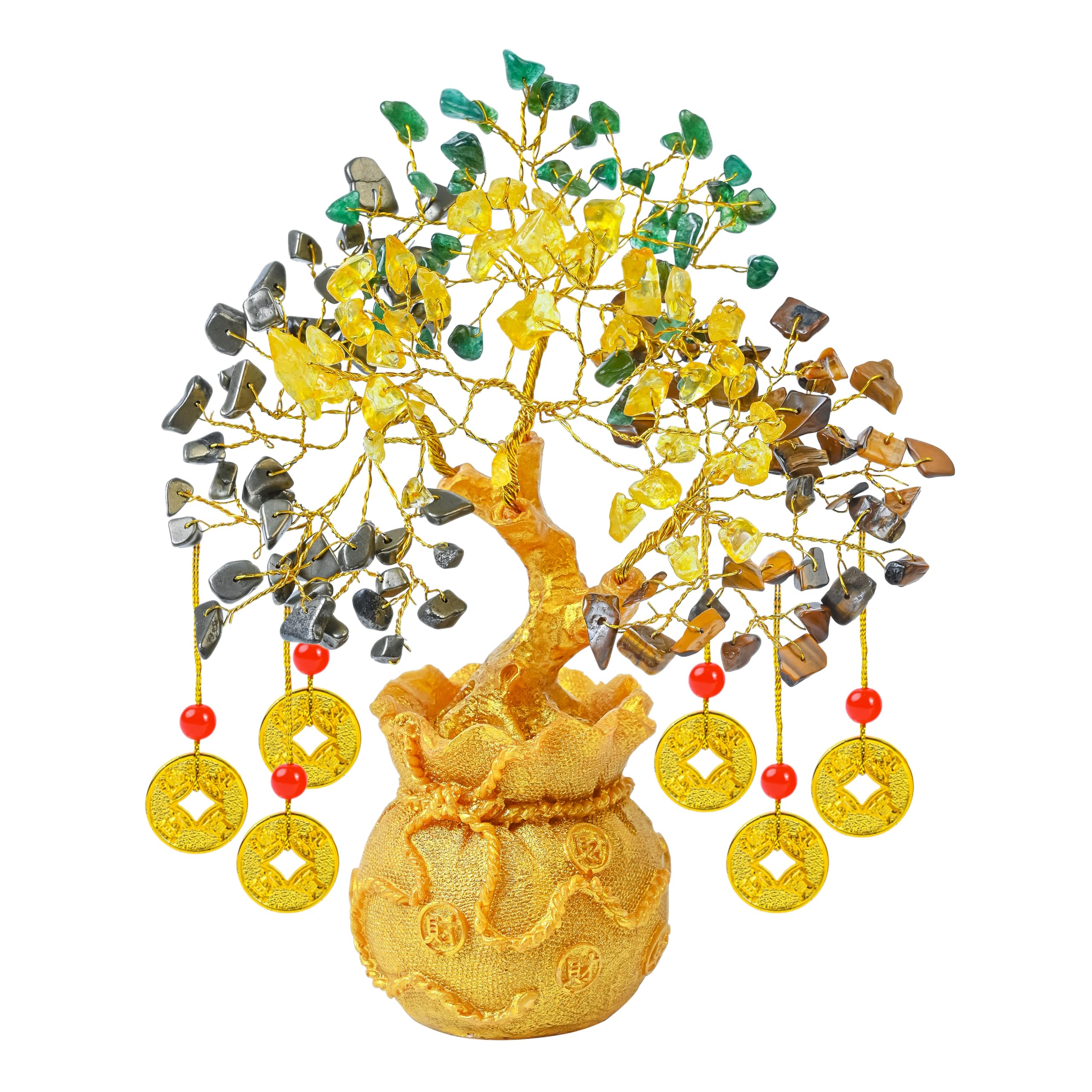Crocon® Money Wealth Crystal Tree For Birthday Gifts For Women & Men | Home & Office Decor Good Luck Spiritual Gifts For Women, Mum & Sister Desk Bookshelf Decor House Warming Gift New Home Presents — image 1