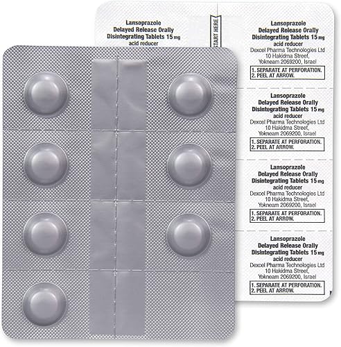 Miniatura 6 de GoodSense Lansoprazol - Tabletas de liberación retardada de desintegración oral de 15 mg, reductor de ácido, sabor a fresa, 42