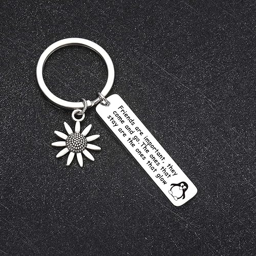 Miniatura 3 de De&ai Llavero de pingüino de joyería de amistad para el mejor amigo