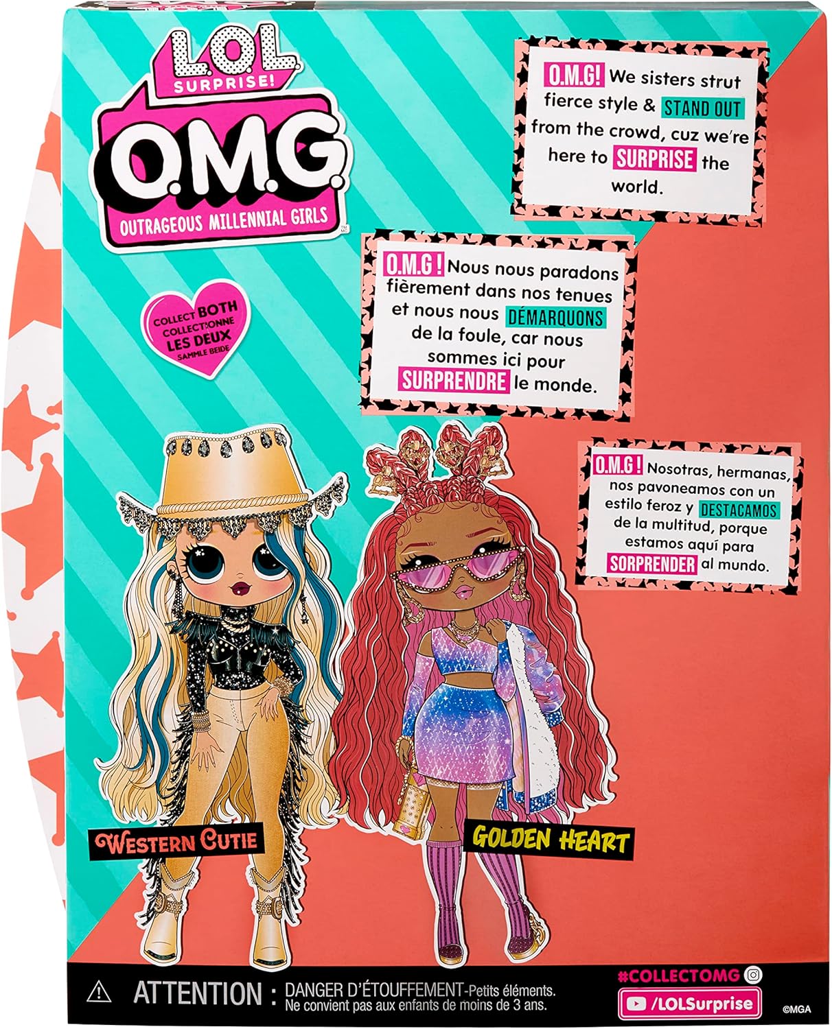 L.O.L. Surprise! O.M.G. Western Cutie Fashion Doll with Multiple Surprises and Fabulous Accessories – Great Gift for Kids Ages 4+