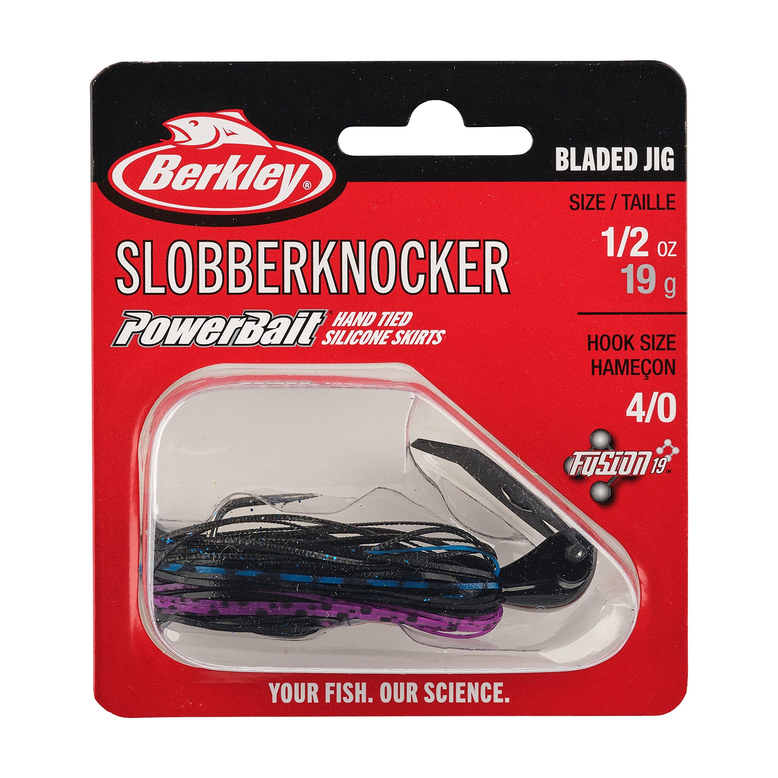Berkley SlobberKnocker Fishing Lure - BJGBLD SLOBRKNKR1/2BLSPC, 1/2 Oz, Blue/Silver - View #6