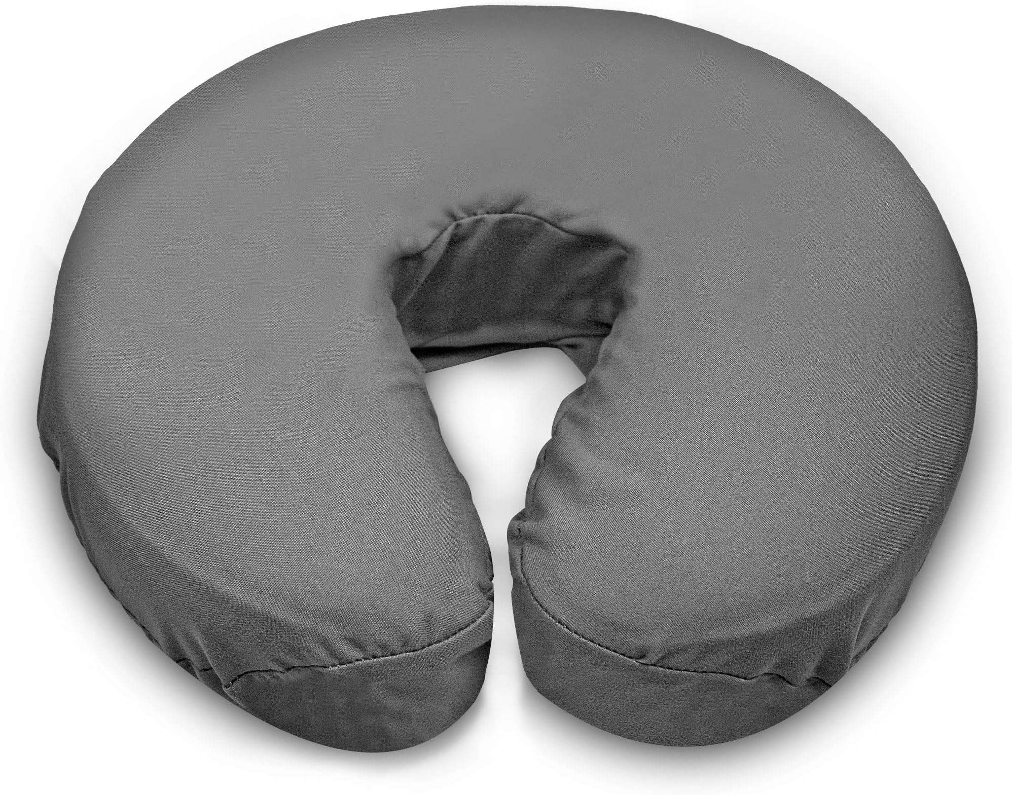 LONDON LINENSSoft & Heavy Microfiber Massage Tables Face Cradle Covers Cozies Fitted- 4 Pieces (4, Grey)