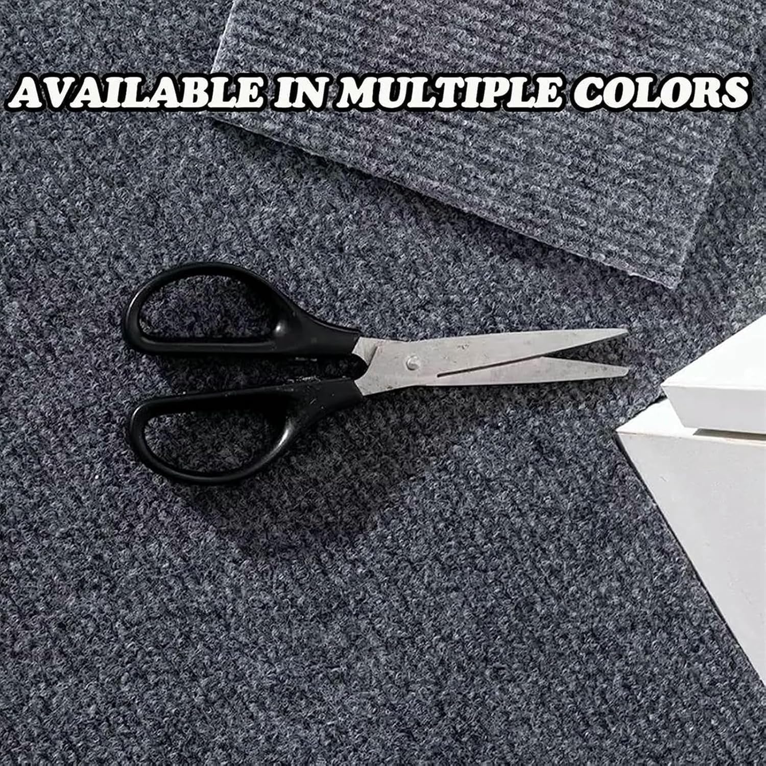 Self Adhesive Carpet Tile, 20 * 20in Squares Peel and Stick Carpet Floor Tiles,Anti-Slip Washable DIY Floor Mat for Home Office Living Room~/