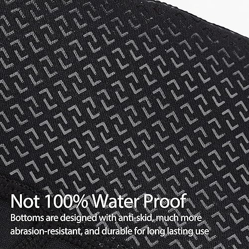 Miniatura 5 de SARHLIO Calcetines de buceo de neopreno de 0.118 pulgadas con talón reforzado, botines térmicos antideslizantes para natación, kayak, surf, esnórquel