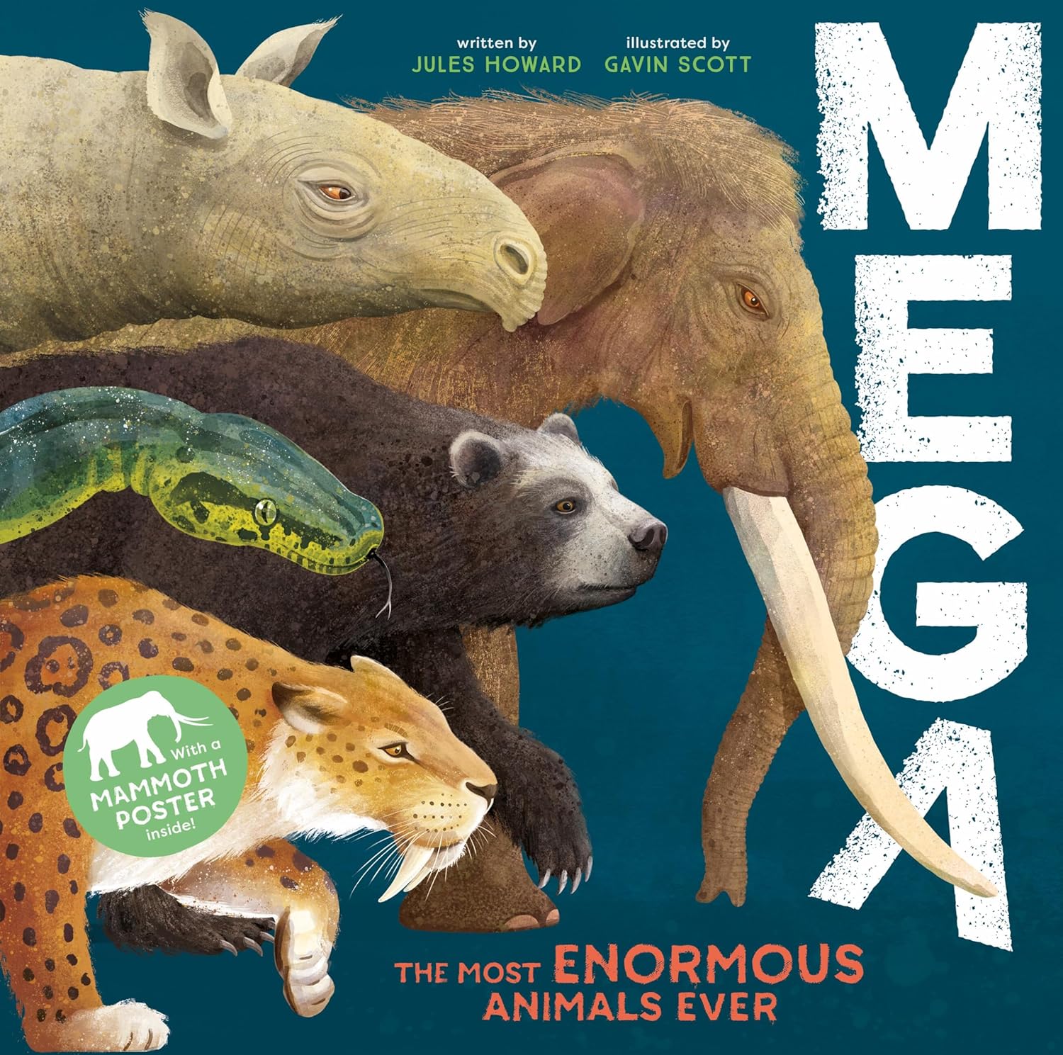 MEGA: The Most Enormous Animals Ever      Hardcover – Picture Book, November 4, 2025