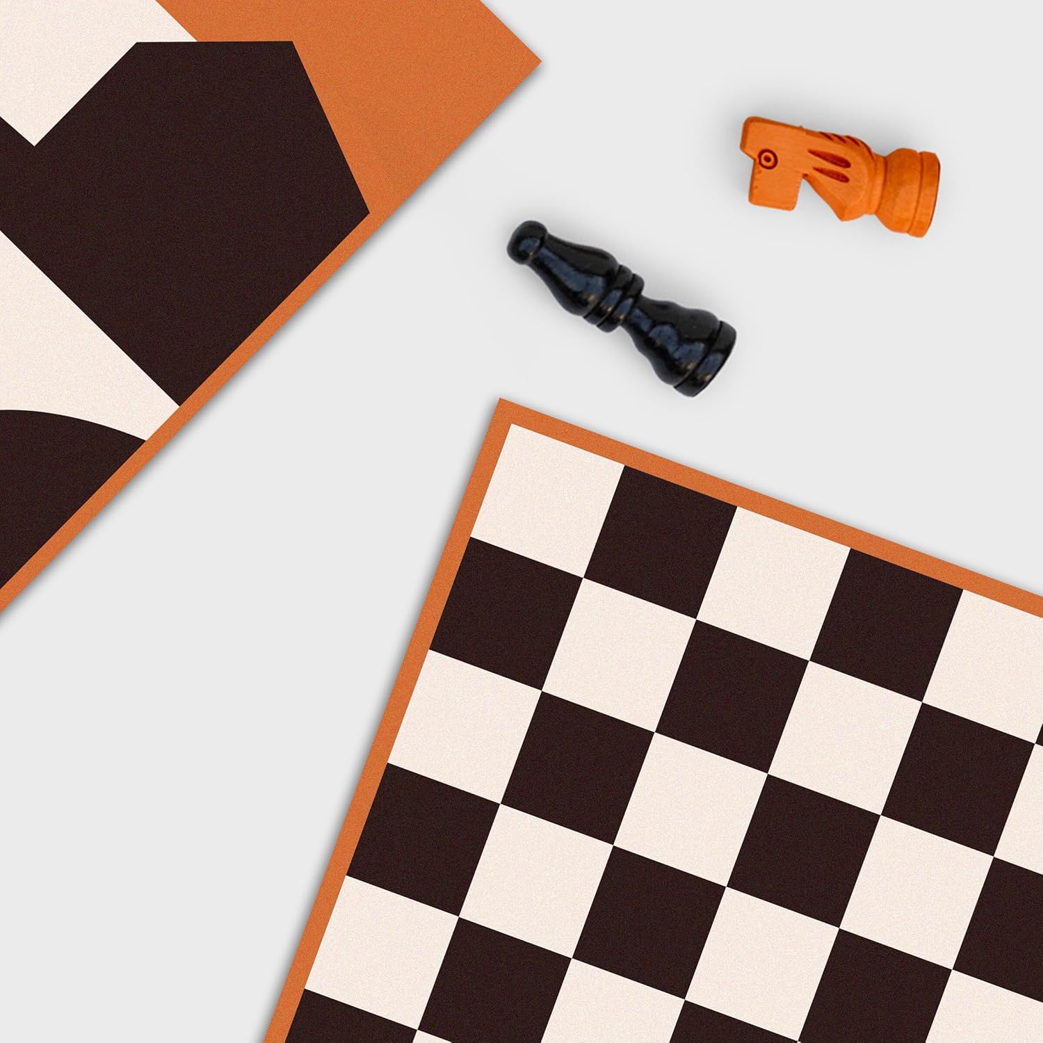 Suck UK Chess Set - Chess Board Games - Travel Chess Set for Adults - Classic Strategy Games for Family - 2 Player Folding Board & Wooden Pieces - Portable Puzzle in Gift Box - Game Night Play