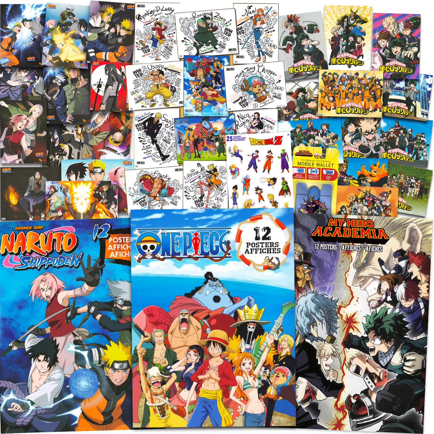 Amazon.com: Anime Posters 36 Pc Bundle for Kids Teens Adults