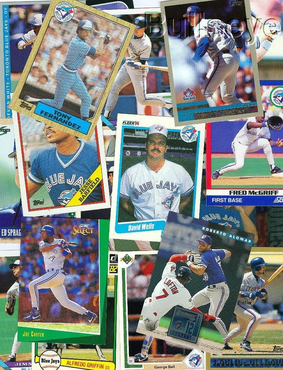 Toronto Blue Jays Baseball Cards - 200 Card Assortment