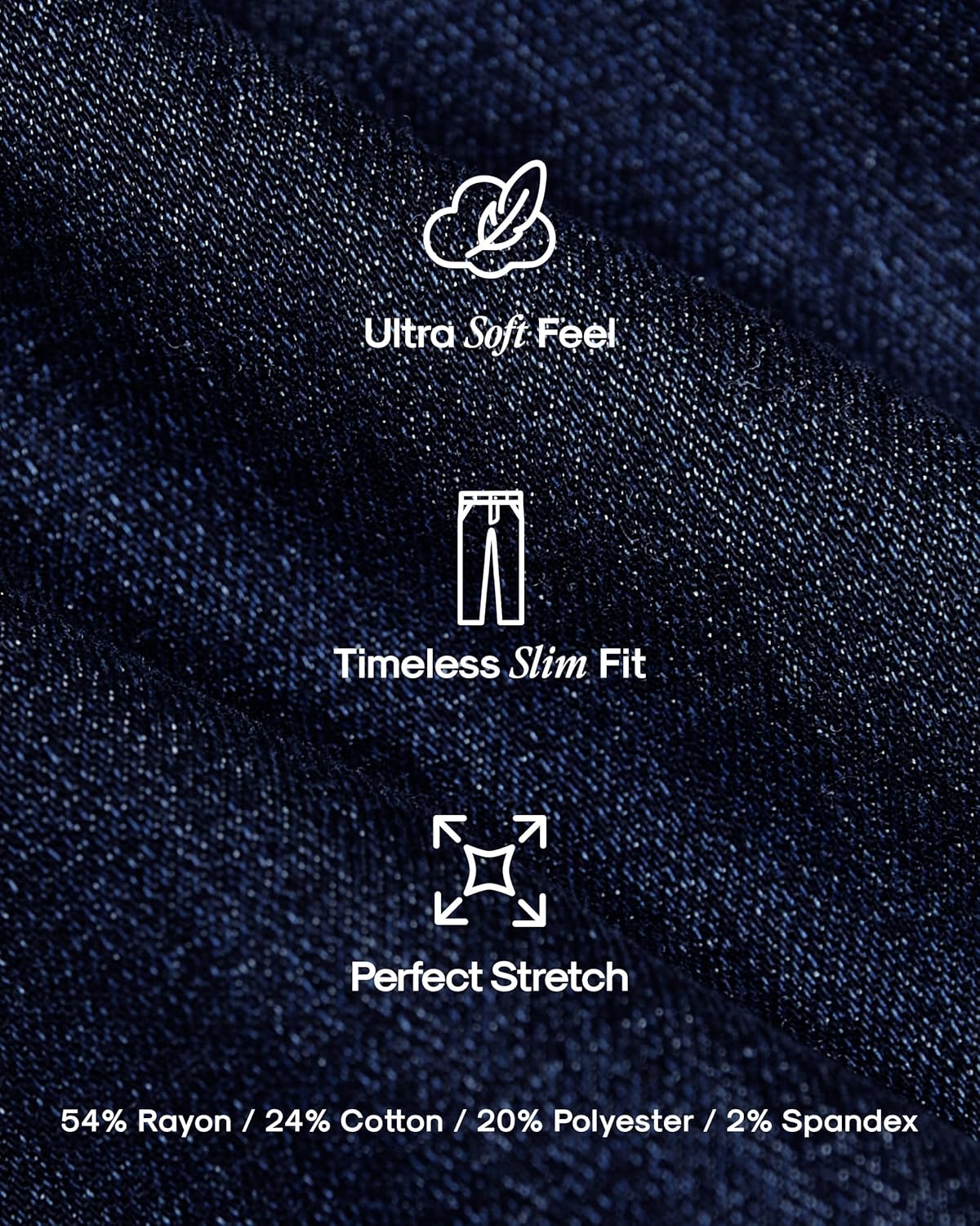 True Classic Stretch Jeans for Men, Slim and Straight Fit Men's Stretch Jean - Image 8