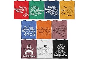 Customized Family Vacation Trip Shirts, Group Event Tee, Snow White and the Seven Dwarfs T-shirts