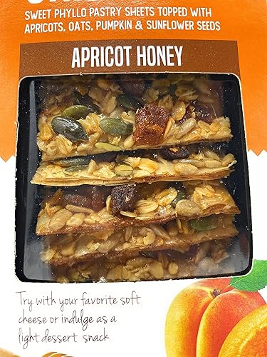Miniatura 5 de Phyllo Crisps - Miel de albaricoque de Nu Bake  Paquete de 3  2.8 oz