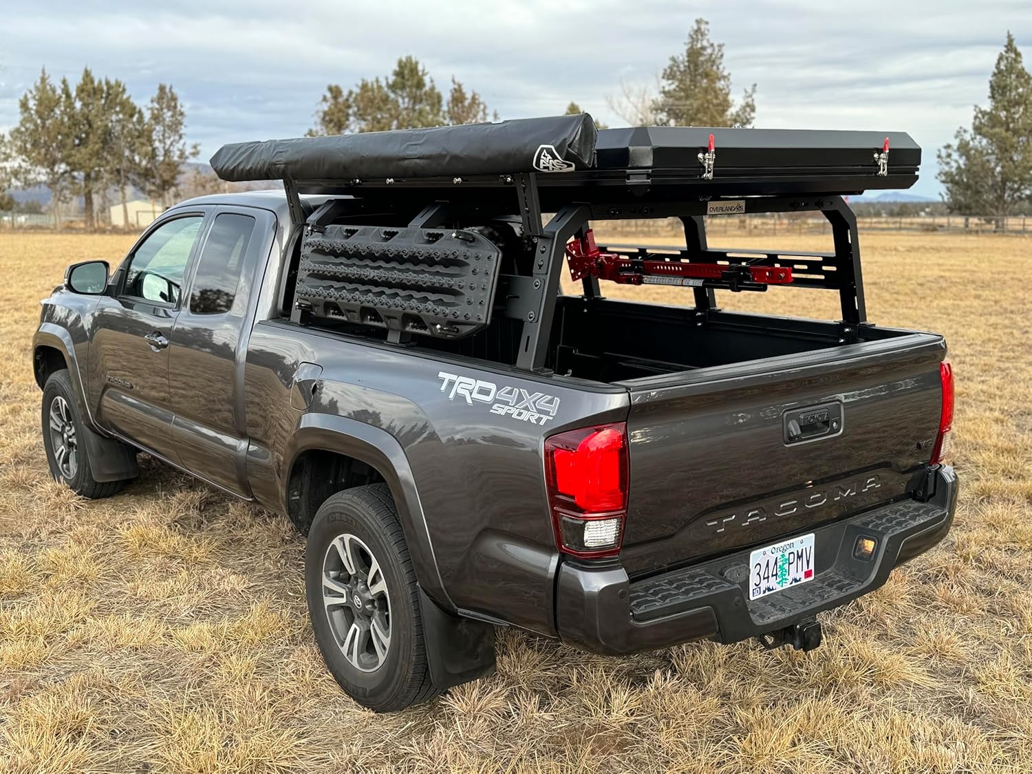 Overland AXIS Universal 18" Truck Bed Rack for 6' Bed Off Road Roof Tent Overland Off Road