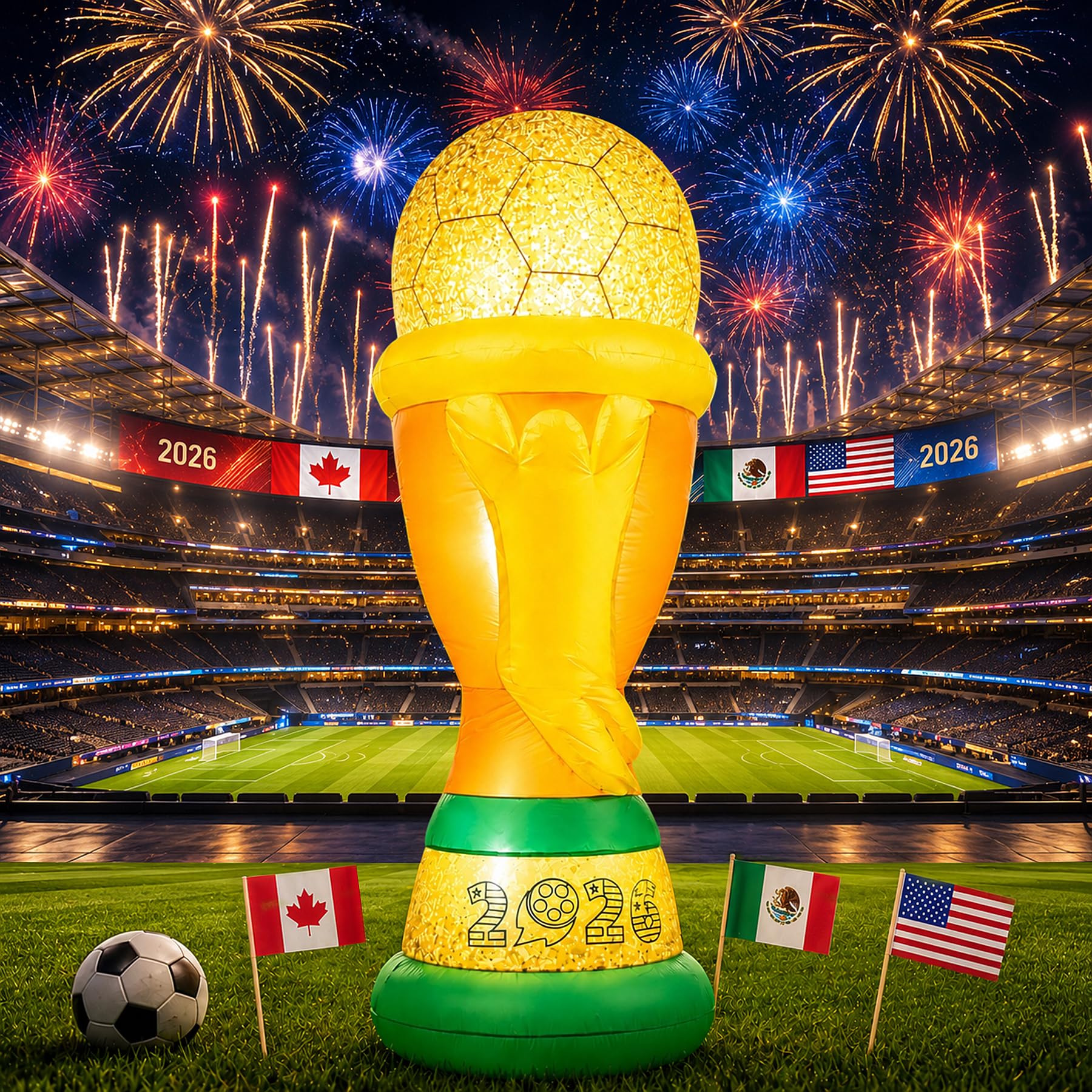 Photo 1 of Generic 7Ft Inflatable World Cup Trophy
