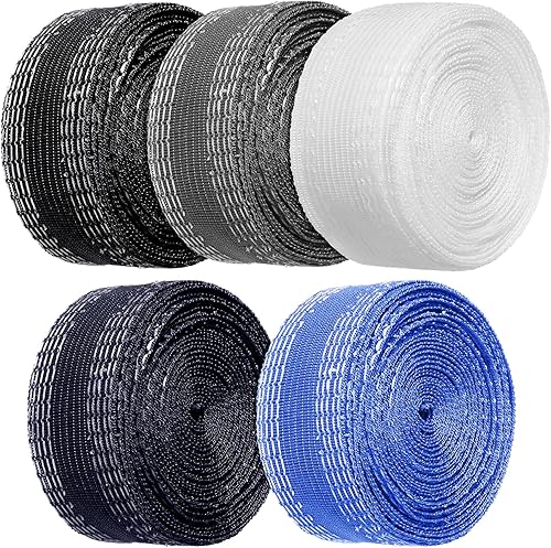 5 cintas de dobladillo para pantalones de 1 pulgada y 5.5 yardas, sin costura, cinta adhesiva para planchar en el dobladillo de los pantalones,