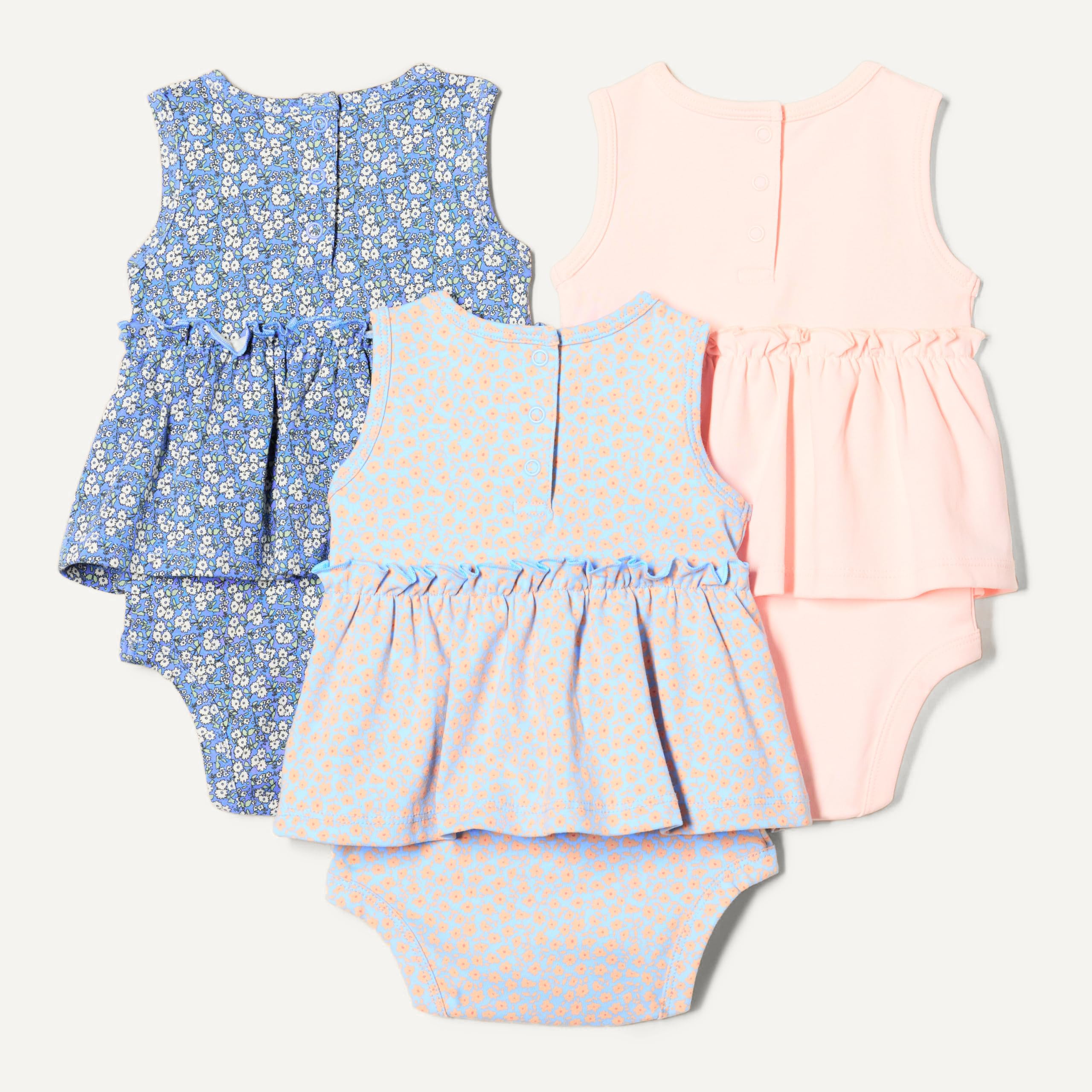 Amazon Essentials Bébé Fille Robes Barboteuses sans Manches