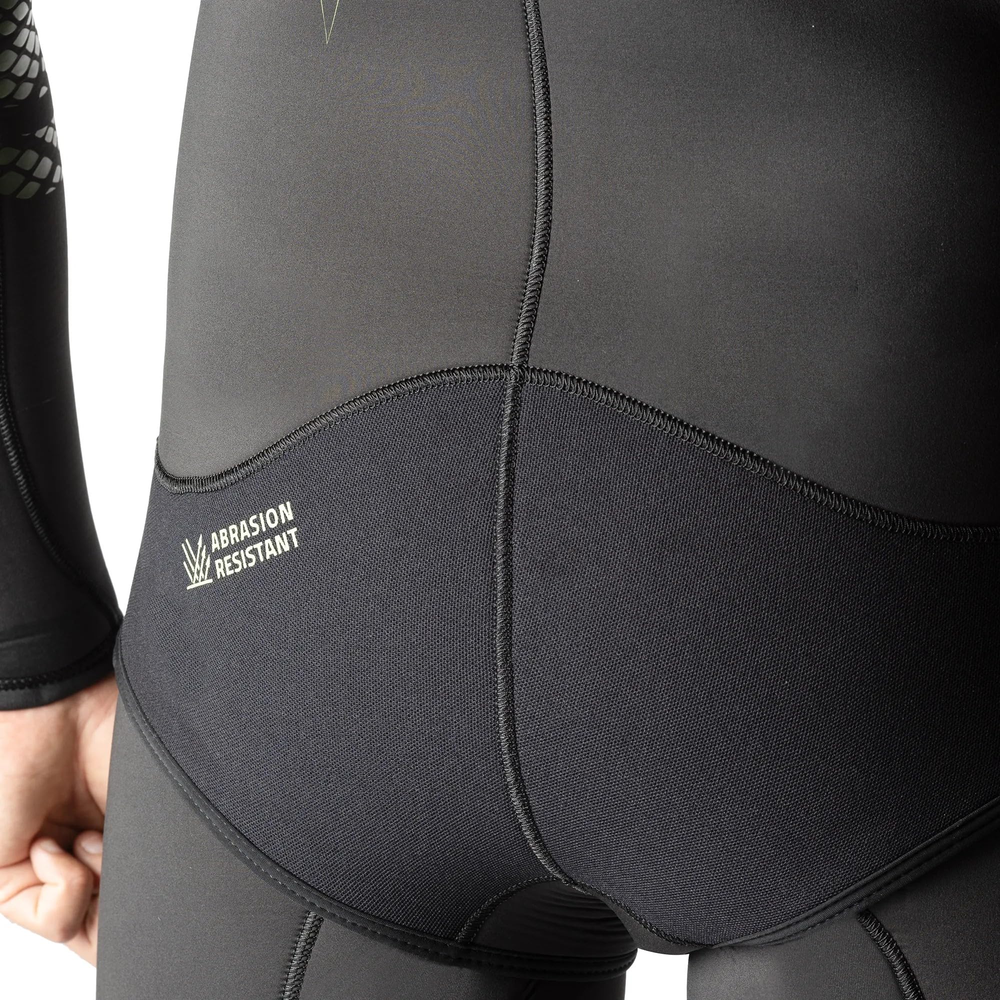 SALVIMAR Spearfishing Combinaison de pêche sous-Marine pour Hommes, Noir avec Inserts Vert Militaire, XL