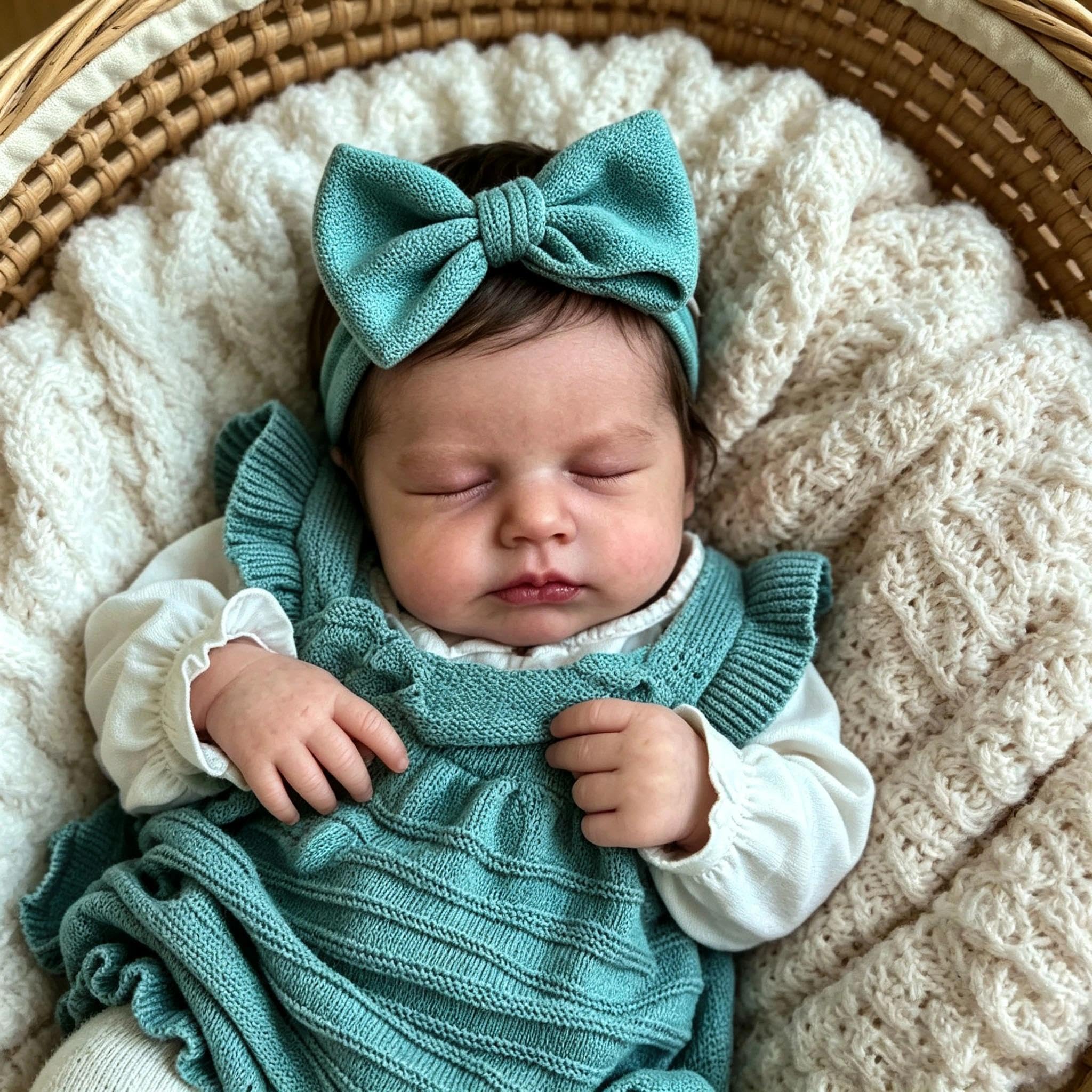 Zero Pam Lebensechte Reborn Babypuppen 20 Zoll Weiches Vinyl Realistische Neugeborene Babypuppen Poseable Real Life Baby Mädchen Puppen mit Puppenzubehör und Geschenk für 3+ Jahre alte Kinder