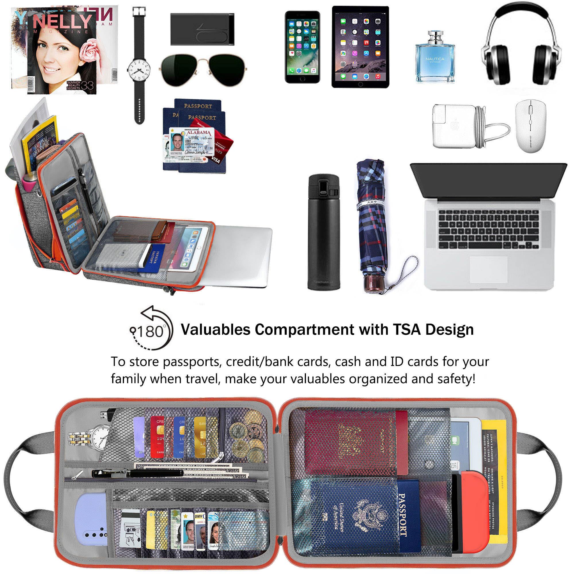 Amazon.com: ZINZ Expandable 12.9 13 Shoulder Bag with Valuables