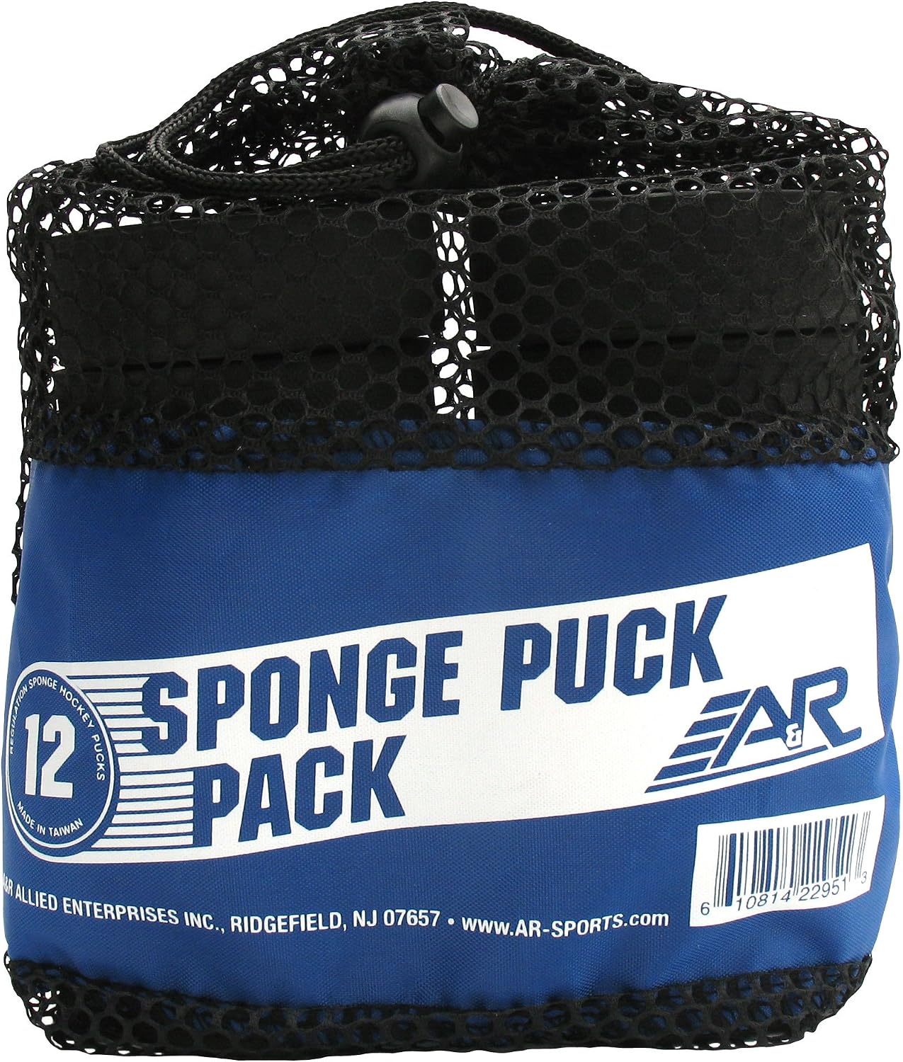 A&R Sports Sponge Puck (Pack of 12)