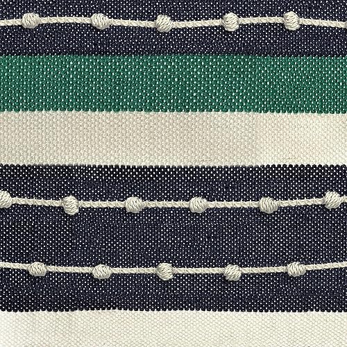 Miniatura 19 de SIMPLIHOME Sommer - Puf cuadrado bohemio en tejido de telar natural y gris topo para sala de estar, dormitorio y habitación de los niños