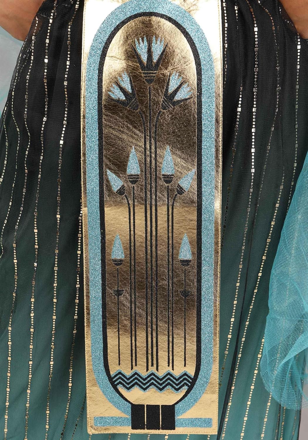 Womens Cleopatra Halloween Costume | Adult Egyptian Queen Outfit with Dress and Accessories | Ideal for Themed Parties - Image 5