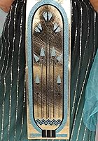 Vista 3 de Disfraz de Cleopatra verde azulado adulto