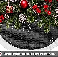 Vista 64 de Mr. Pen Christmas Tree Skirt - 48 inches, Faux Fur, White