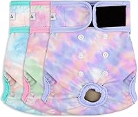 Vista 10 de Pañales lavables para perras – Pañales reutilizables de primera calidad para perras en celo – Pañales para perras altamente absorbentes