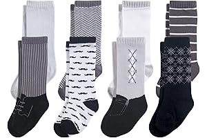 Baby Boy's Soft and Comfy Knee-High Dress Socks