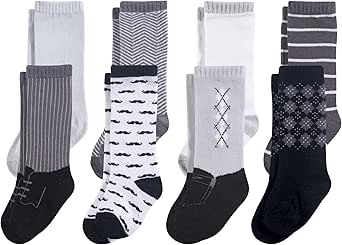 Knee Socks Girls Rainbow Knee Socks For Kids - Non-Slip Youth Sizes (1-8 Years, Acrylic/Spandex) Silly Socks For Kids