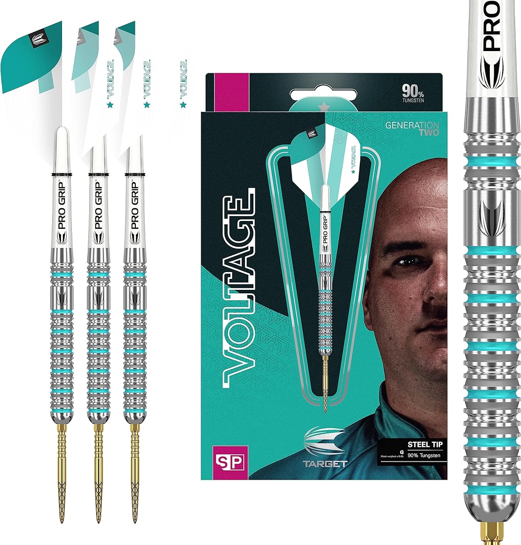 Darts product photo: Target Darts Rob Cross Gen 2 23G 90% Tungsten Swiss Point Steel Tip Darts Set