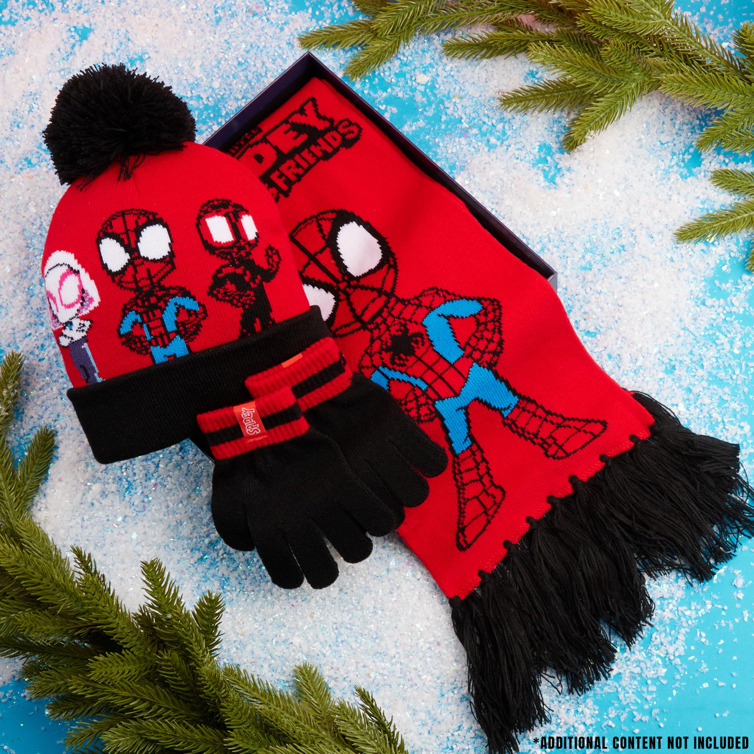 Marvel Accessori Invernali Set Bambino per Viaggi e Scolastici - Regalo Ragazzo