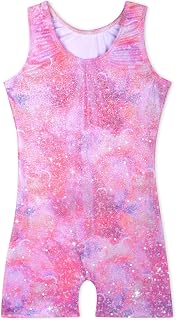 Gymnastik Trikots für Mädchen Sparkly Tumbling Dance Trikots Kids 2-10Years(52004-0809ZR-130)