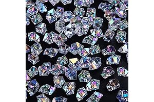 FUTUREPLUSX 180PCS Acrylic Ice Rocks for Crystal Vases Fillers
