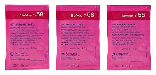 Miniatura 6 de Fermentis SafAle T-58 - Levadura de cervezacerveza Ale - Paquete de 1 - Con garantía de frescura North Mountain Supply