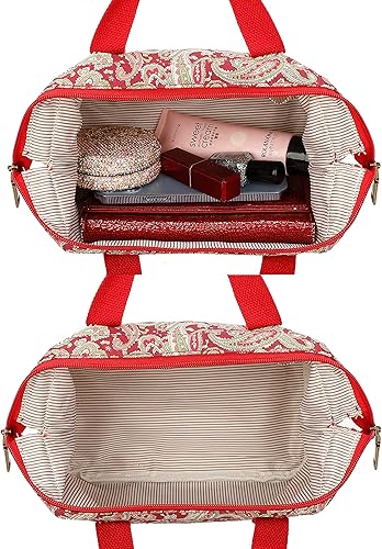 Miniatura 5 de Smrcom Makeup Bag Cosmetic Bag For Women Girl Travel Makeup Bag Toilet Bag Zipper Organizer Bag Waterproof (D.blue)