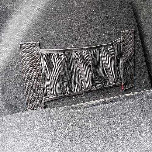 Miniatura 7 de Red de carga de malla para coche, SUV, maletero, red de carga elástica, bolsillo organizador de calcomanías de pared, bolsa de almacenamiento,