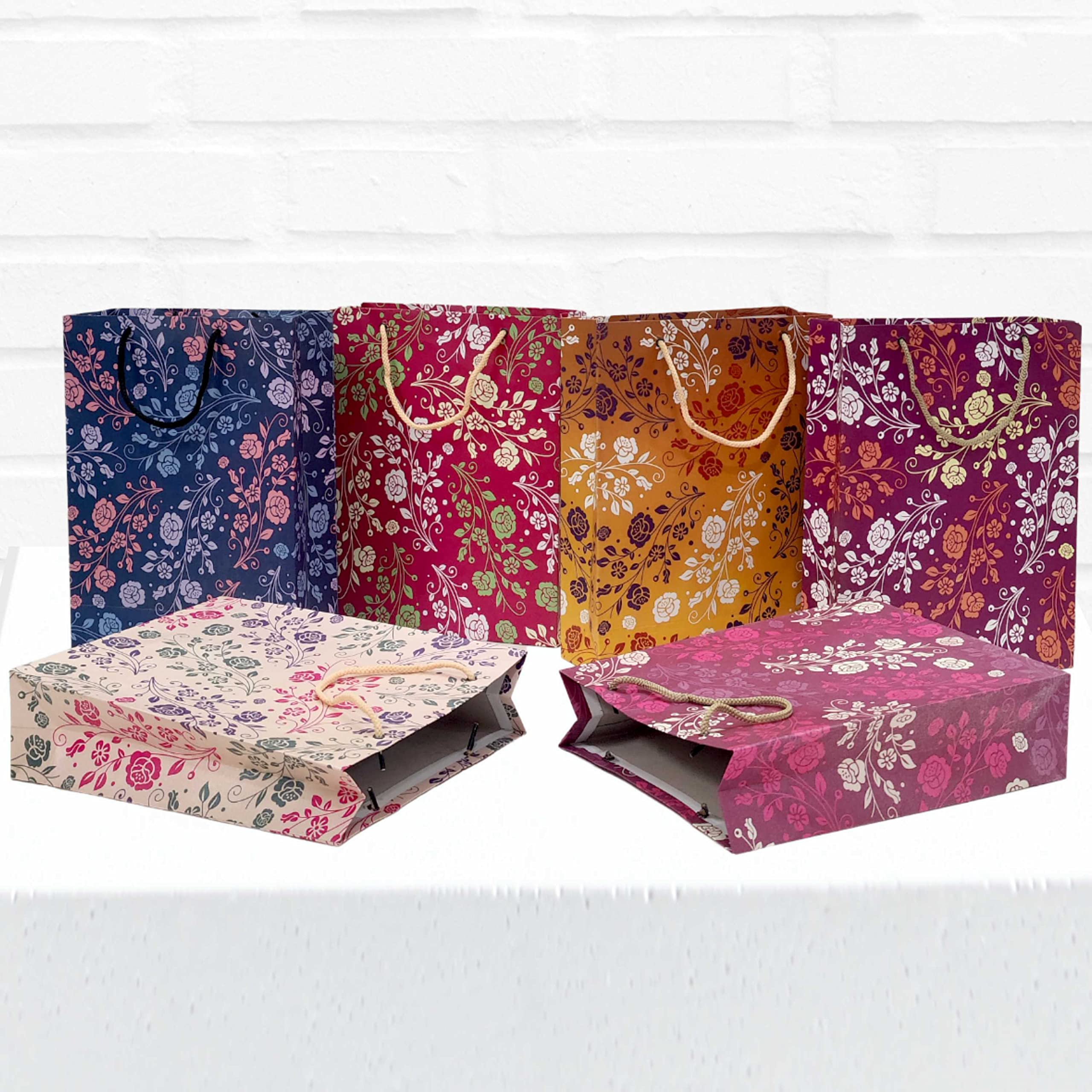 Pb PapyrusBolsys Paper Bags Flower Design Small Size Multicolor Pack of 12 (B0BV73SB85) Amazon Price History, Amazon Price Tracker