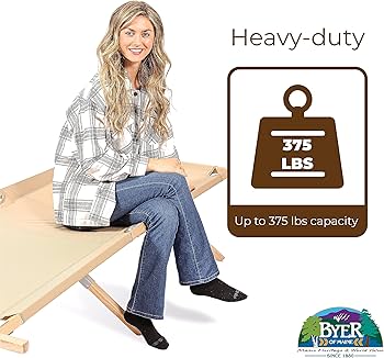 Amazon.co.jp: Maine Heritage Cot, folding cot by Byer of Maine by