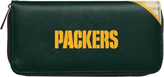 Littlearth NFL Green Bay Packers Curve Zip Organizer, Team Color, 8 x 4 x 1